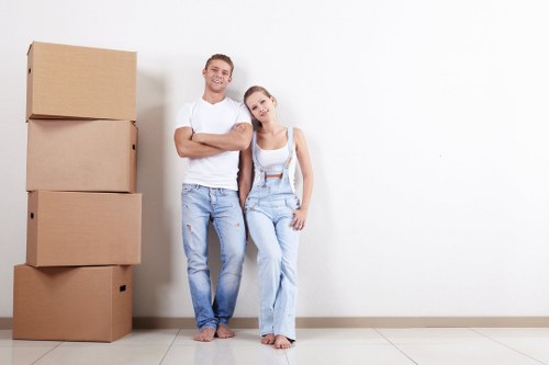 Customer raising a service complaint during a removals process