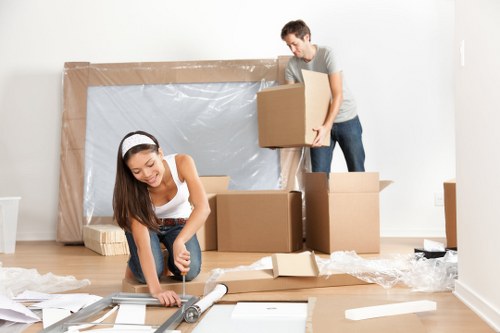 Careful furniture removal from a St Johns Wood apartment
