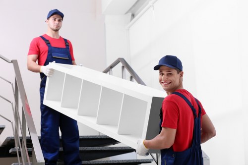 Residential moving boxes prepared for home moves in Stjohnswood