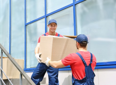 Man with van service handling a residential move in St Johns Wood