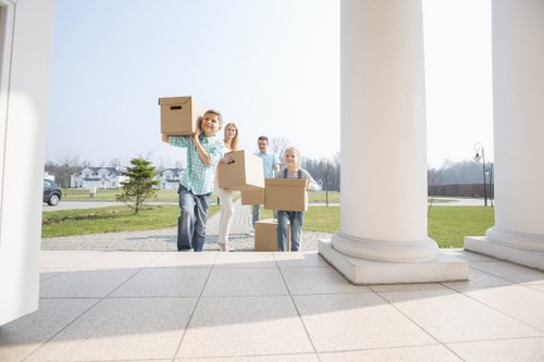 Removals van service for a residential move in St Johns Wood