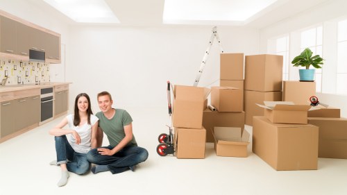 Packing and labelling supplies for office relocation