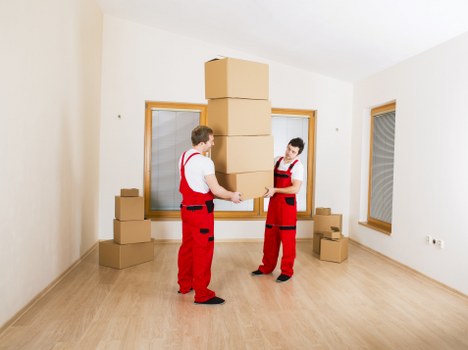Cubic-yard quote concept for a local moving job